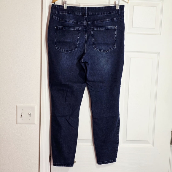 Maurices Women's Everflex High Rise Curvy Tapered Blue Jean Size 16W - Picture 5 of 7
